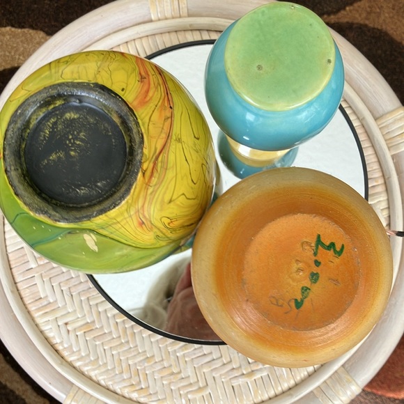 VINTAGE  MEXICAN & POTTERY VASES BUNDLE - Picture 13 of 17